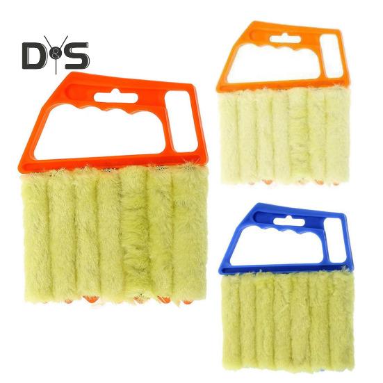 2/3 Buc Perie Curățare Jaluzele Eficient Design cu 7 Degete Curățător Jaluzele Multi-lame Mâner Confortabil Instrument Multifuncțional