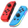 Switch left and right handles with RGB colorful lights, continuous vibration, six-axis body sense wake-up joycon game handle Animal Crossing