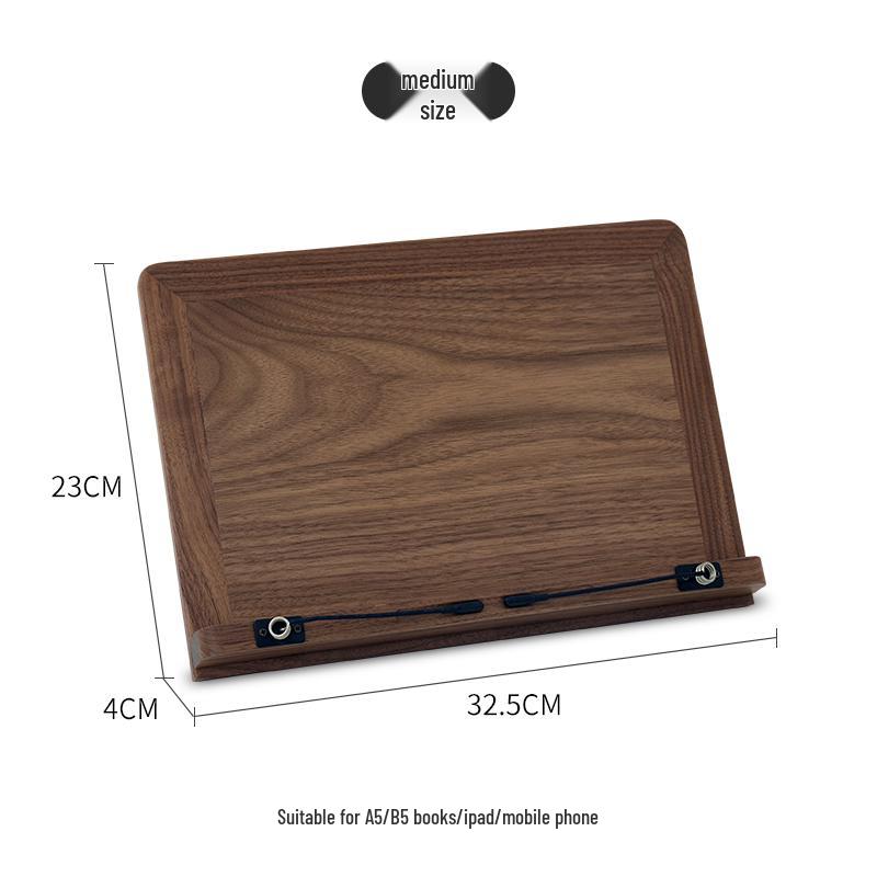 Adjustable Height Solid Wood Children's Book Stand