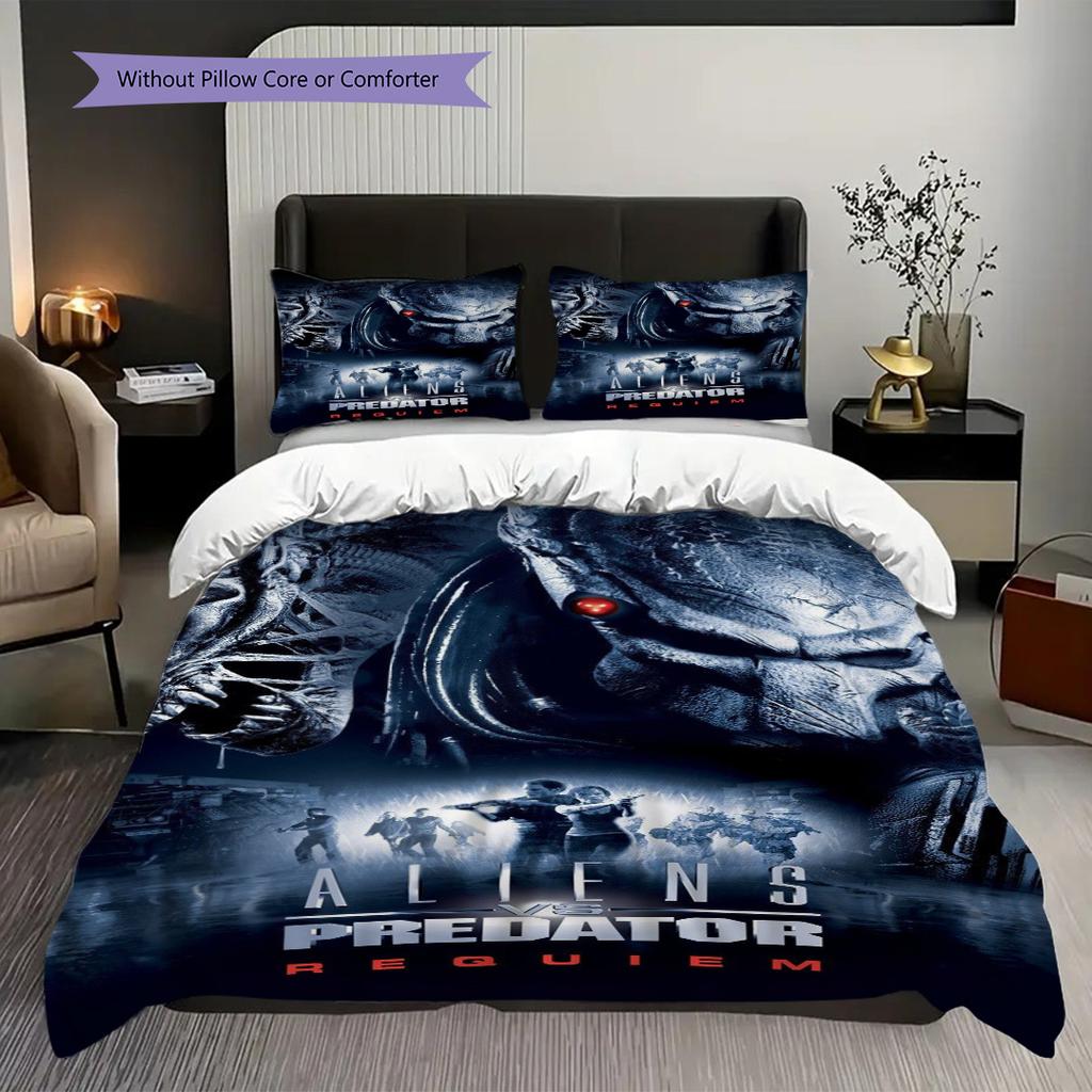Fugitive Predator Statue Prime Studio Bedding 1 Duvet Cover 2 Pillowcase Without Core Duvet Cover And Pillowcase Christmas Birthday Gift