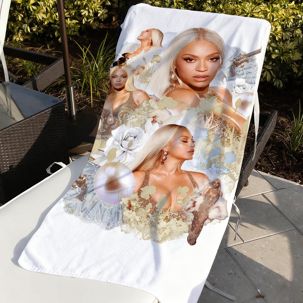 Singer B-Beyonce Cowboy Carter Towel Sports Quick Dry Travel Camping Gear Sandproof Soft Light Large Beach Towel