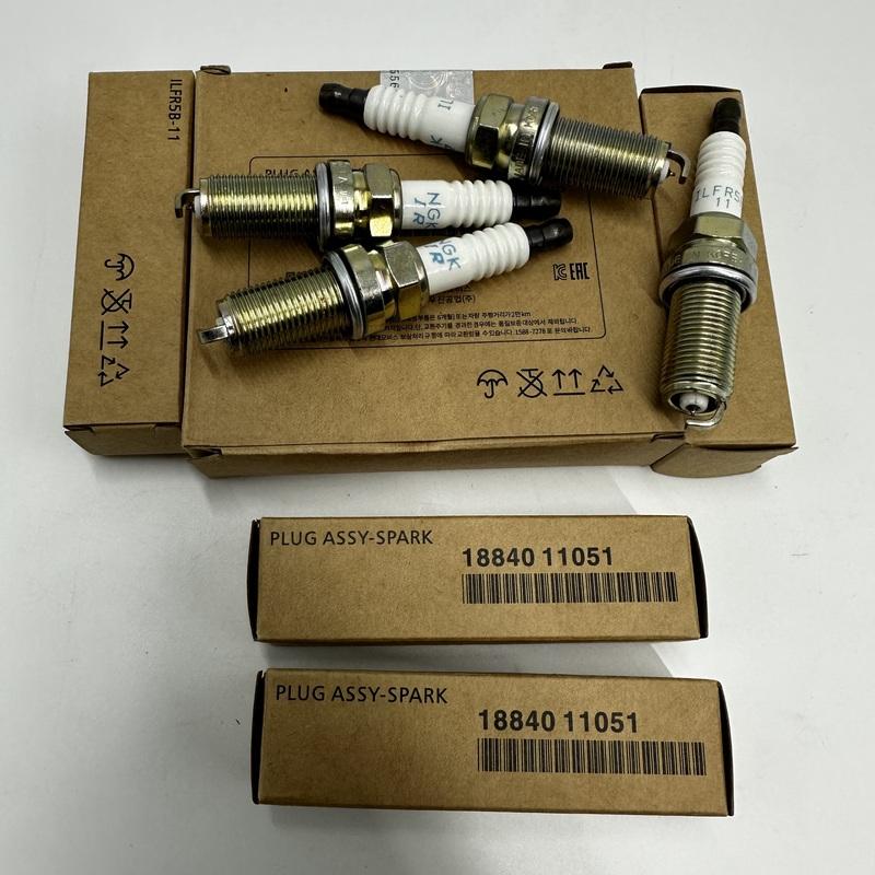 4pcs/lot 18840-11051 ILFR5B11 New Packing Iridium Spark Plug For HYUNDAI 1884011051 ILFR5B-11 18840 11051