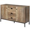 Modern Mango Wood-Effect Sideboard