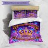 3PC Custom Name Royal Crown Butterflies Frame Bedding Set Printed  Bedding Set Duvet Cover Closure Includes 1 Duvet Cover & 200 Pillowcases for Bedroo