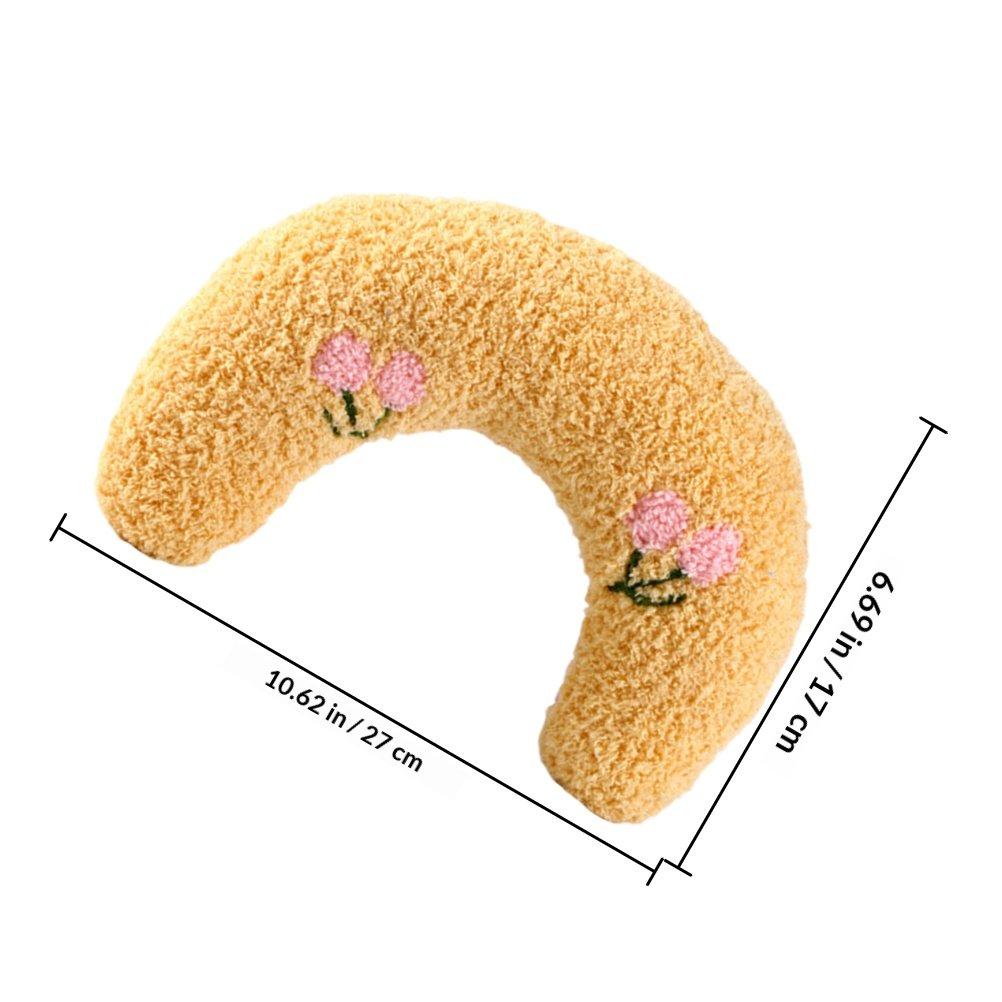 Pet Neck Sleeping Pillow Premium Lightweight Soft Breathable U-Shaped Cushion for Cats Neck Protection Sleep Cushion Portable