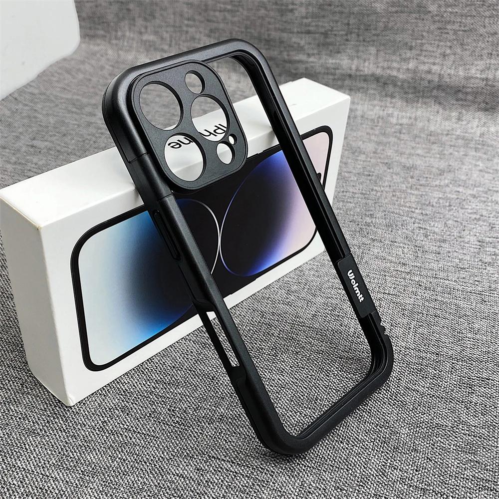 

Solid Color Silicone Edge Bumper Frame Case for IPhone 17 Pro Max Air 16 15 14 Plus 13 Camera Lens Protection Shockproof Cover iPhone 13 Pro