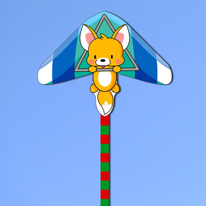 

Детский мультяшный воздушный змей Белка Длинный хвост Планирующий Радужный бриз Легко летать К