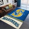 Seattle Mariners Carpet Rug for Living Room Bedroom Home Sofa Decoration,Kids Play Non-slip Floor Mat