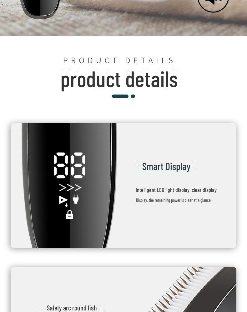 2021 Baby & Adult Electric Hair Clippers - Cross-border Shaving & Children's Hair Trimmer