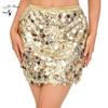 Sexy European Sequin Mini Skirt: High Waist, Hip-Hugging, Reflective Design for a Hot Girl Look