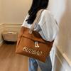 Simple and fashionable cloth bag, large-capacity casual commuting shoulder bag, new student versatile handbag for women