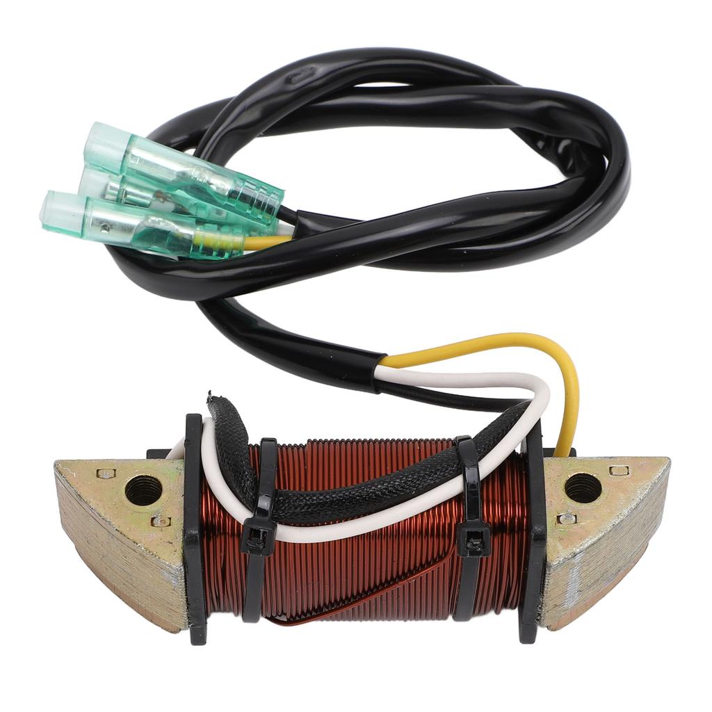 Bootsbeleuchtung Spule 3G2 06023 1 Metall Leistungsstarker Lichtmaschinen Ladespule Hohe Haltbarkeit für Marine 9,9PS 15PS 18PS 25PS