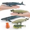 Export Simulation Marine Animal Model Submarine Creature Crocodile Gar Puffer Fish Blue Whale Flying Elephant Octopus Ornament