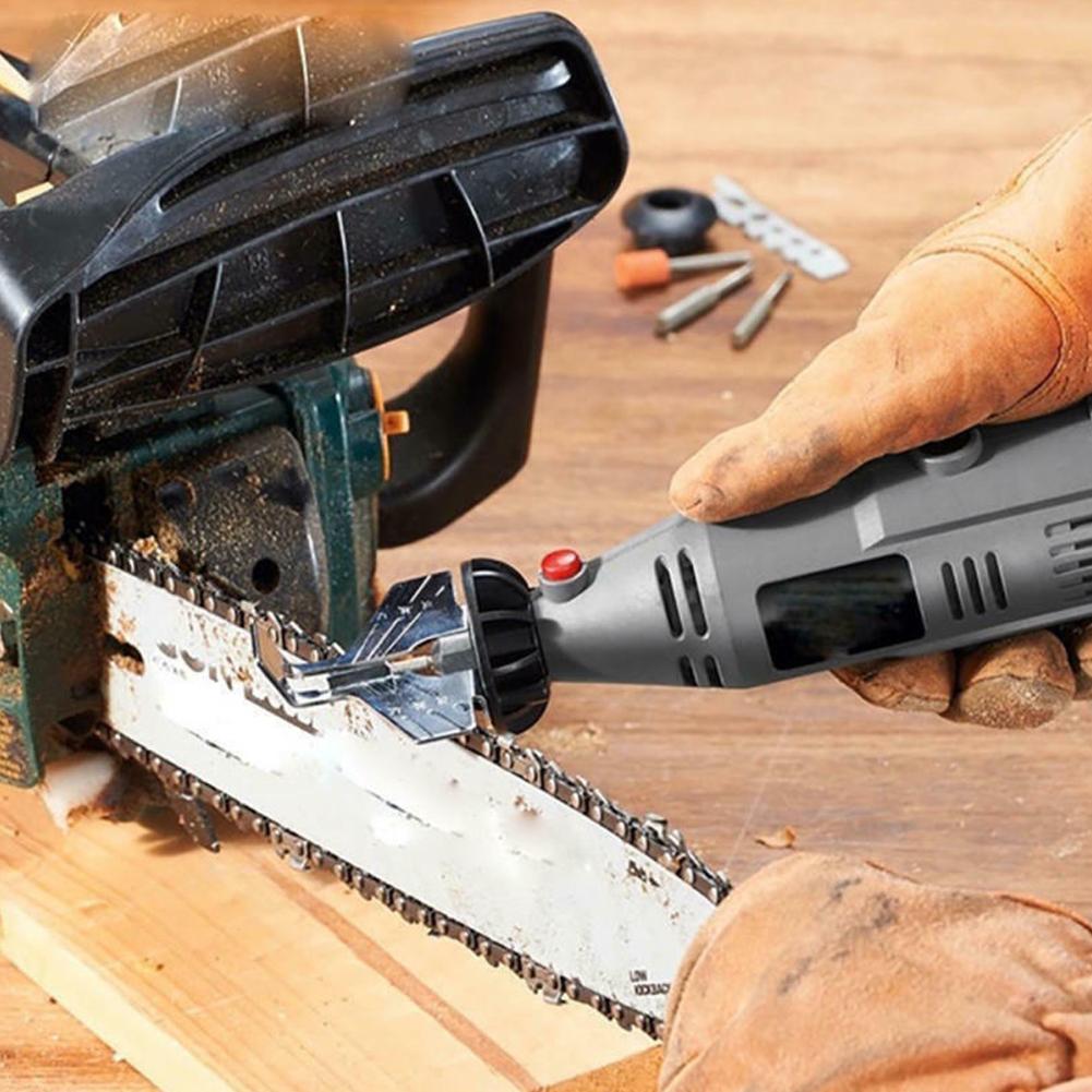 Chainsaw Sharpening Tools Kit Cylindrical Diamond Coated Grinding Stone Blades Serrated Polishi K8J7