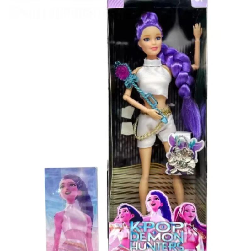 Neue Dämonenjäger Rumi Mira Zoey Puppenspielzeug Kpop Dämonenjäger Puppe und Kleidung Puppe Mädchen Up Fans Sammeln Party Weihnachtsgeschenke