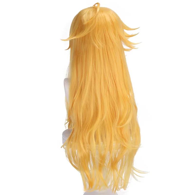 Anime Panty Anarchy Cosplay Synthetic Wig Panty & Stocking with Garterbelt Gold Long Heat Resistant Hair Party Role Play Wigs