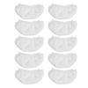 10 Pièces Chiffons Microfibres pour Nettoyeur Vapeur Housse Lavable Réutilisable Tampons Accessoires de Remplacement