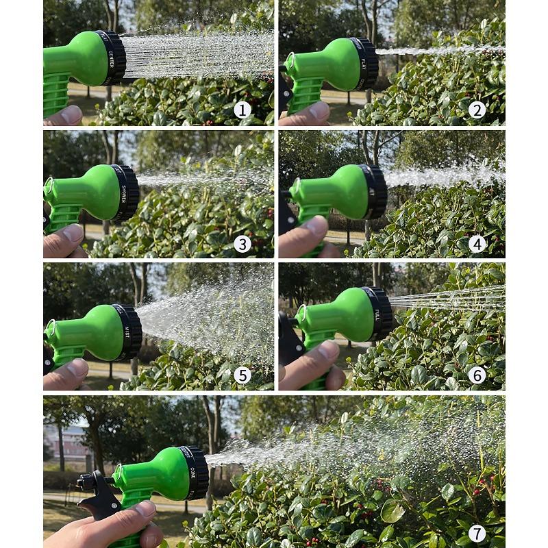 7 Function Water Gun High Pressure Spray Gun Garden Plant Flower Lawn Vegetable Irrigation Watering Car Washing Home Clean Tool
