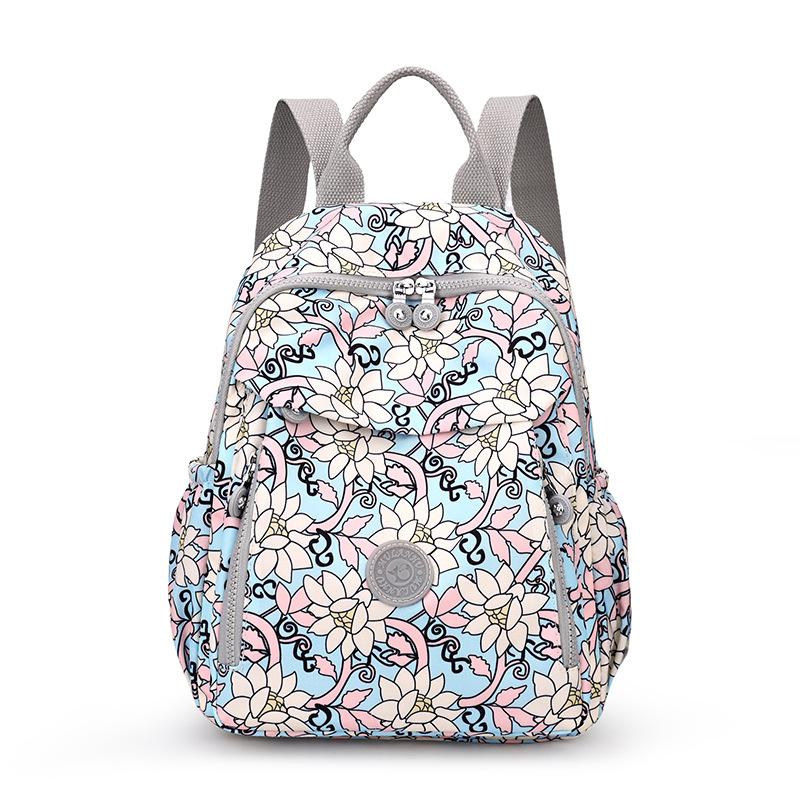 Women's Large-capacity Printed Backpack Mom Backpack