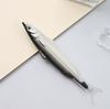3 Pack Gray Salted Fish Shaped Ballpoint Pens, Novelty Pens for School and