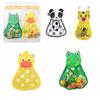 Panda Cartoon Baby Bath Kids Toy Drain Storage Net Bag Mesh Holder Cup Suction