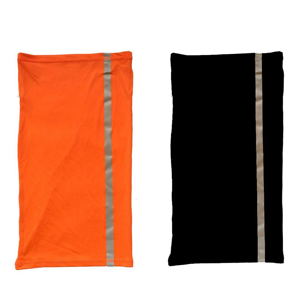 Comfortable Reflective Neck Scarf Soft Cotton Neckerchief Unisex Sport Scarf for Sun Protecting and Outdoor Event