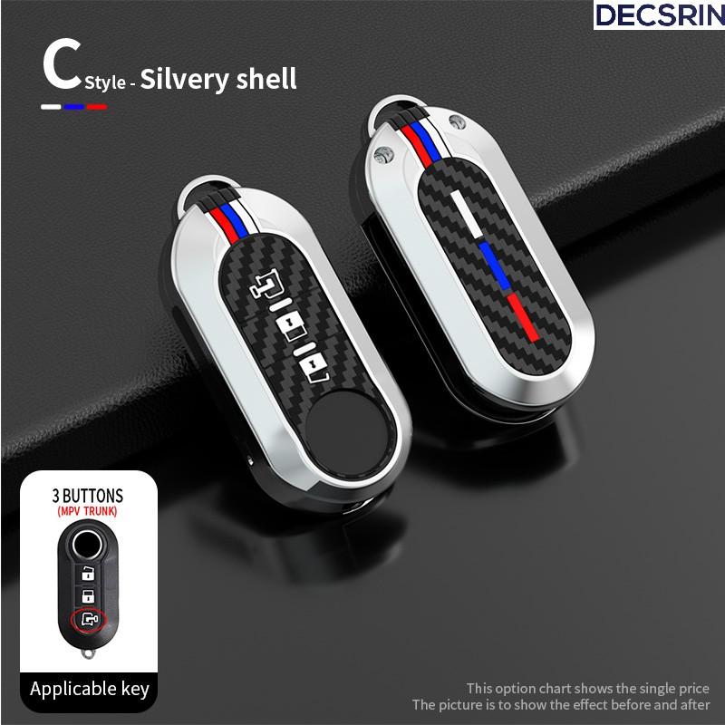 2/3 Buttons Car Flip Remote Key Case Cover Shell Fob For Fiat Ducato 500 500L Panda Grande Punto Lancia Musa Car Accessories
