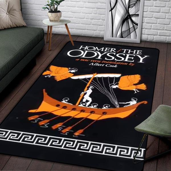 Ancient Greek Homeric Mythology THE ODYSSEY Printed Carpet Living Room Sofa Bedroom Bedside Mat Bathroom Absorbent rugs