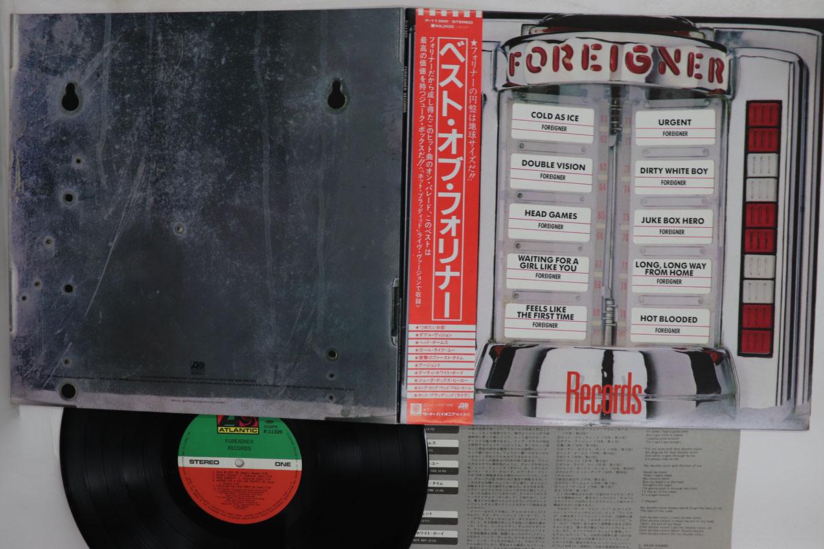 Виниловая пластинка FOREIGNER Records Вырезанный конверт P11320 ATLANTIC 1982 Япония Obi Рок Б/у