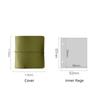 Faux Leather Mini Photo Album Transparent Pages with 3-Ring Pocket Photo Album Photo Display Card Collection 3-Inch Photo Book