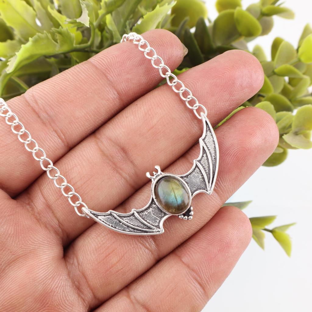 Labradorite Pendant 925 Sterling Silver Pendant, Handmade Decent Pendant, Adjustable Gemstone Jewelry, Engagement Gifts