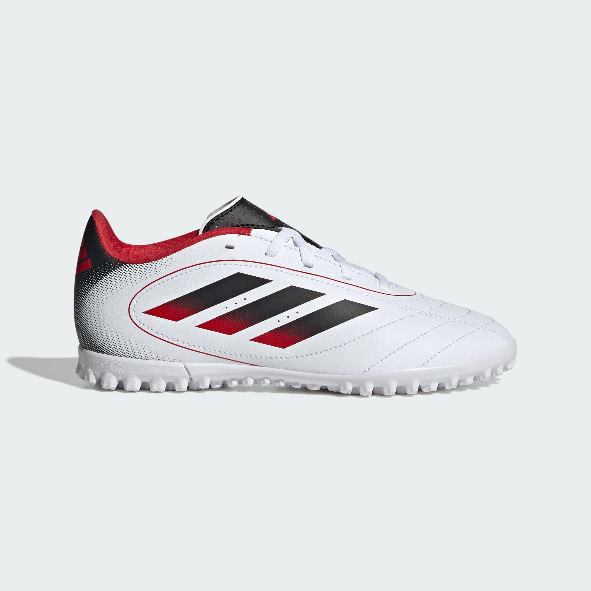 Adidas GOLETTO 9 Abrasion Resistant Low top Soccer Shoes White Black K 28