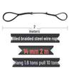 Jundingying 14mm Braided Steel Wire Rope Lifting Sling