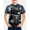Fashion Boys T-Shirt Trends Summer New Retro Train Engine Pattern Printed Street Fashion Cool Round Neck Outdoors Kids' T-Shirt