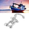 316 Stainless Steel Swivel Shackle Pair Jaw Swivel Design Snap Shackle Quick Release Diving Clips for Sailboat Spinnaker Halyard