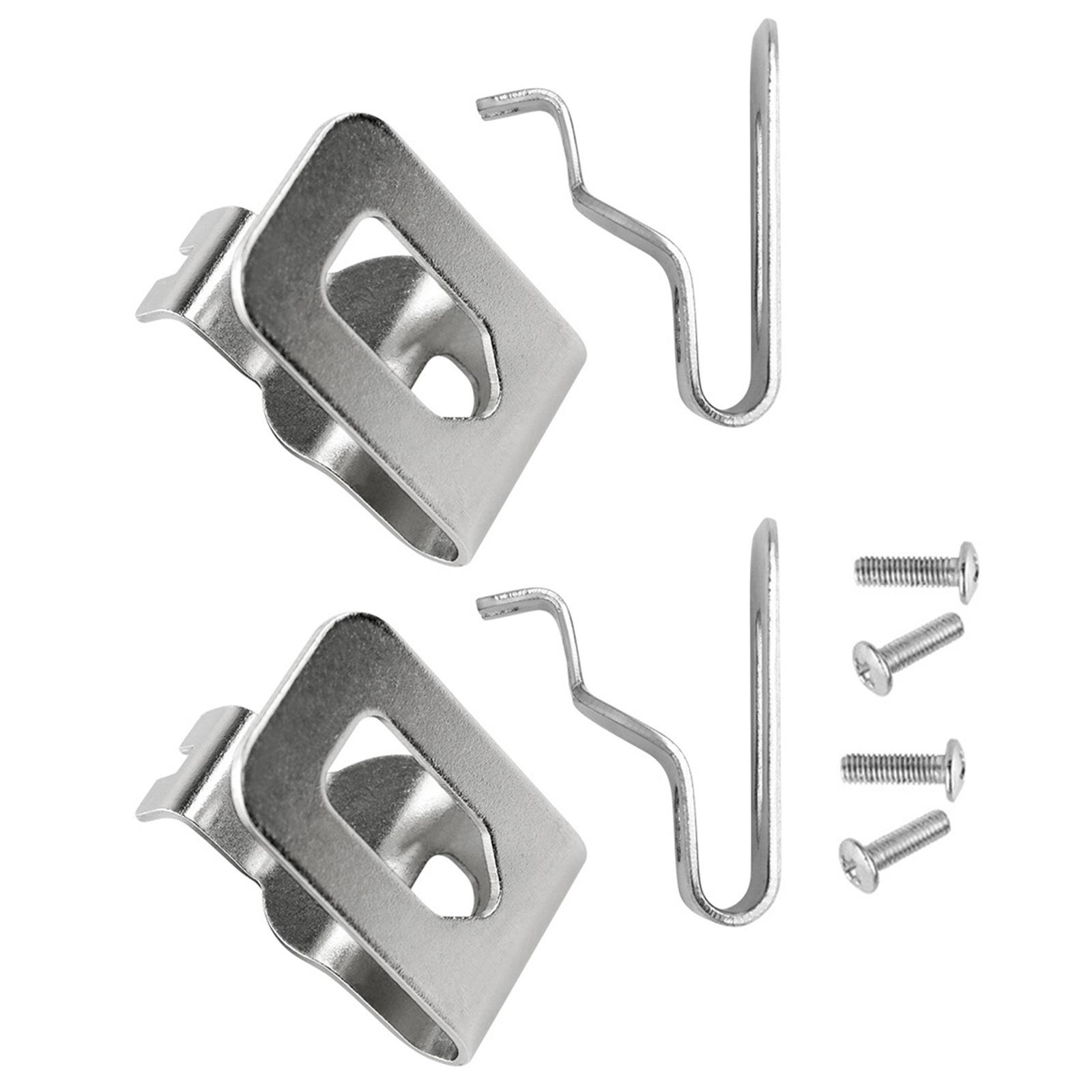 

4Pcs Rust Resistant Workspaces Hanging Hook Electric Drill Belt Clip for Efficient Tool Storage Solution 1