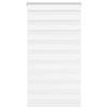 VidaXL Store Zèbre Blanc 80x100 Cm Largeur Du Tissu 75,9 Cm Polyester, Store À Enrouleur Zébré, Store Zébré Pour Fenêtre, 4014725