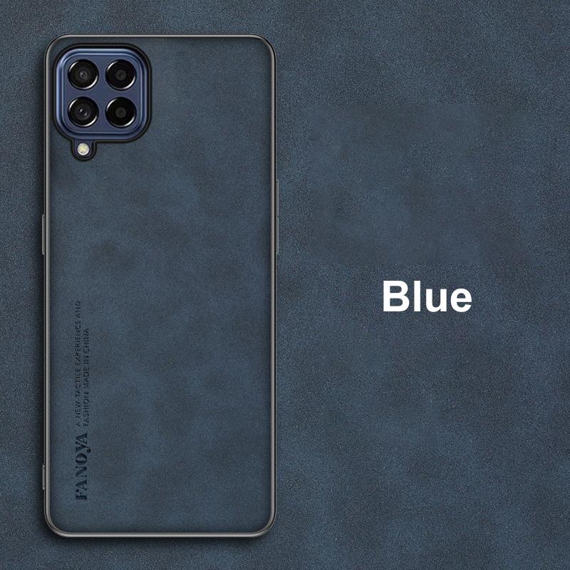 For Samsung Galaxy A12 A22 4G A42 5G Case Luxury Leather Phone Case For Samsung M12 M22 M32 M42 Back Cover Silicone Protection