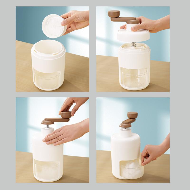 Hand-Smoothie-Maschine, DIY-Eismaschine, Eisbrecher, manueller Eisrasierer, Smoothie-Maker