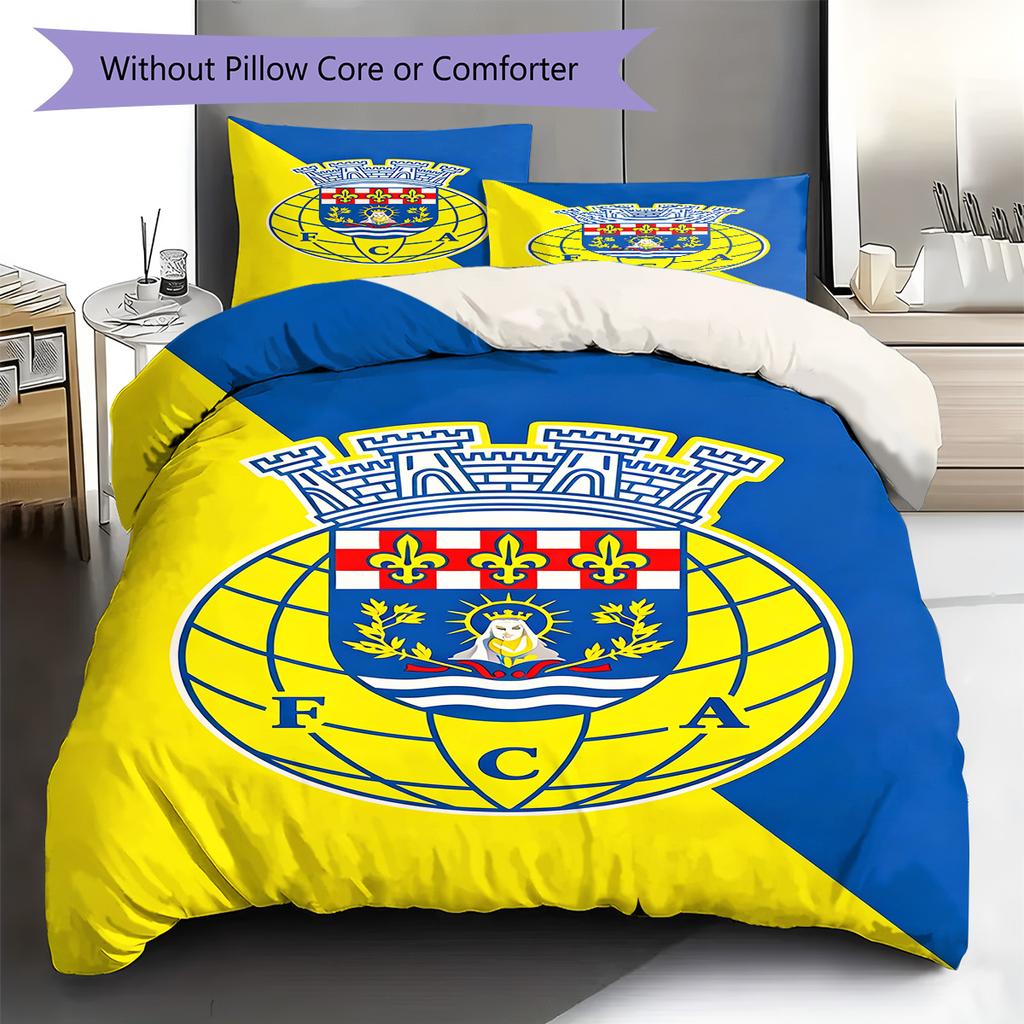 FC Arouca Pattern Bedding Set Quilt Cover Pillowcase Home Decor Gift (1 * duvet cover + 2 * pillowcase, without core)