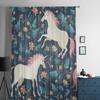 Beautiful Unicorns Sheer Curtains For Bedroom Living Room Tulle Curtains For Kitchen Window Voile Curtains