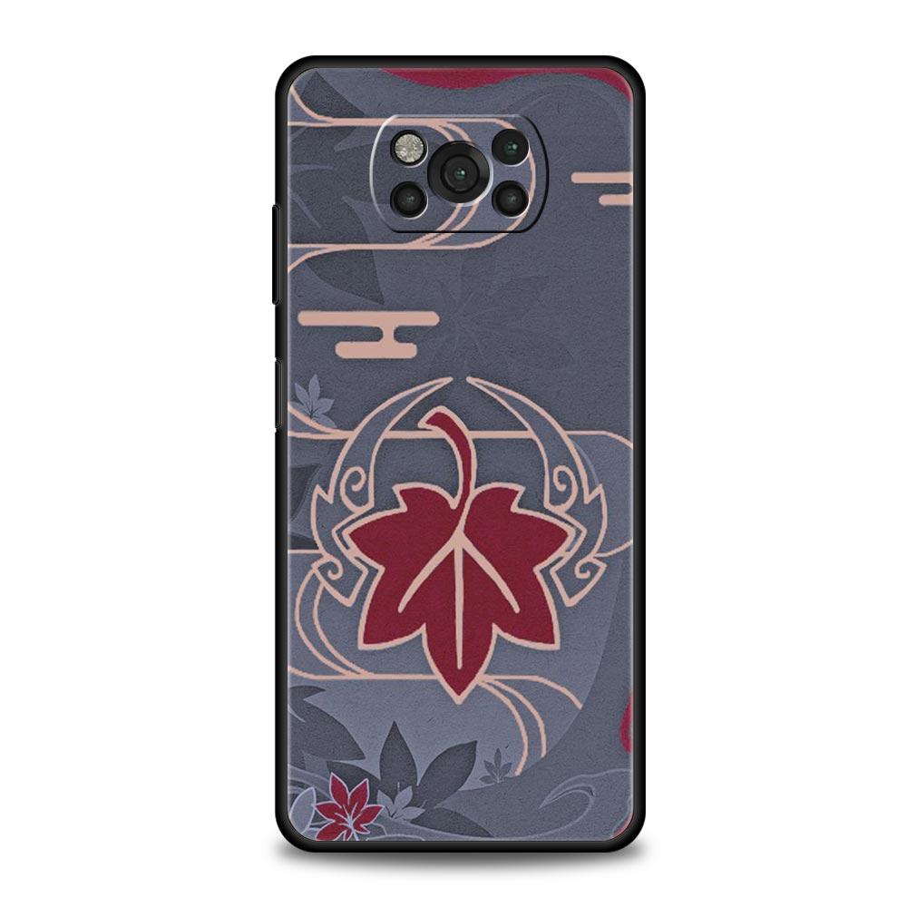 Cute Genshin Impact Logo For Xiaomi Mi Poco X3 NFC M3 F3 M4 X4 Pro Case 5G Note 10 Lite 11 11T 10T 11X 12 Pro 9T 11i Phone Cover
