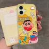 Graffiti Crayon Xiaoxin Suitable for iPhone16/17promax Mobile Phone Case Apple 14 Skin Skin Scrub 13/15 Set