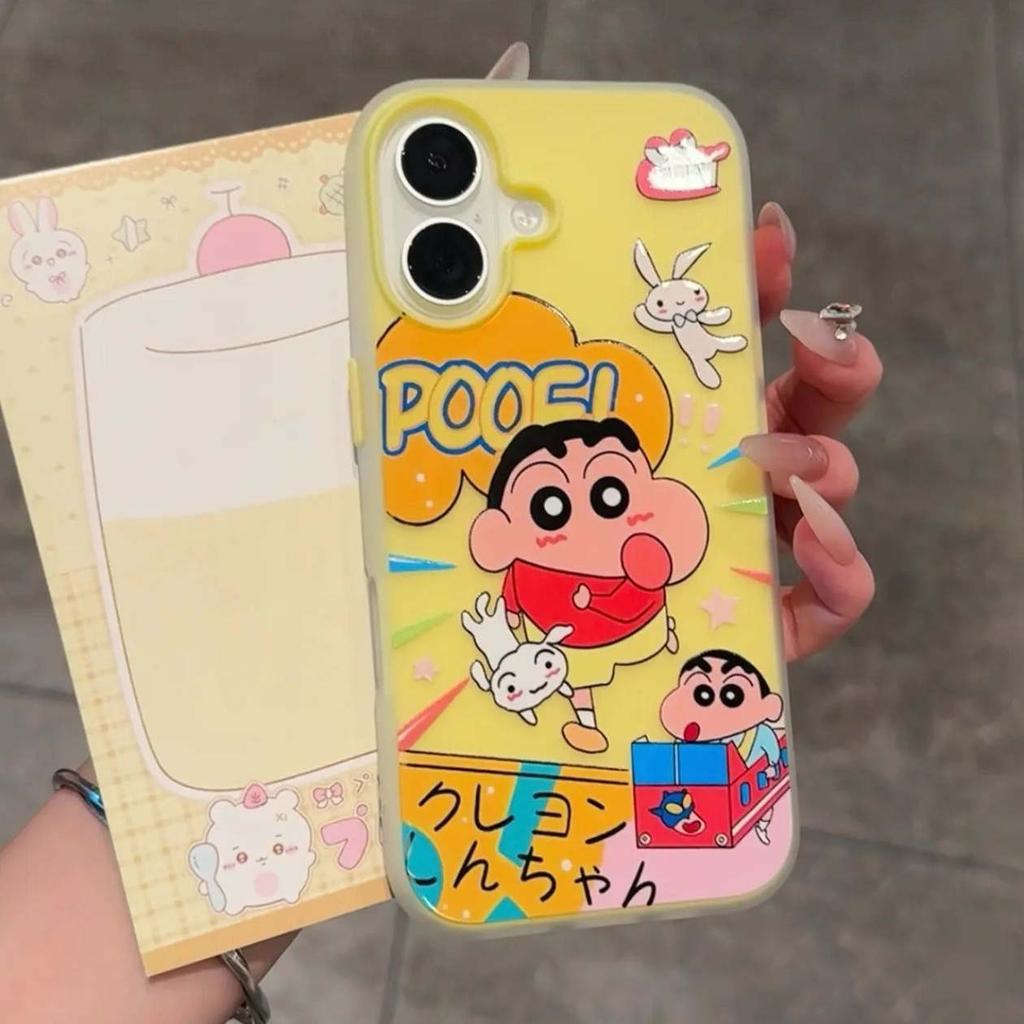 Graffiti Crayon Xiaoxin Suitable for iPhone16/17promax Mobile Phone Case Apple 14 Skin Skin Scrub 13/15 Set