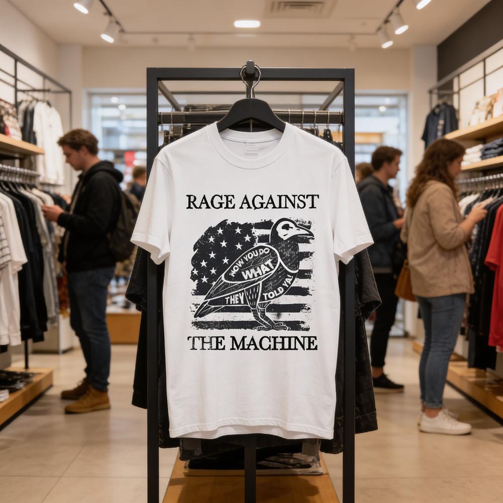 

Rage Against The Machine T-Shirt RATM Cotton Unisex All Size Shirt Unisex T-Shirt XL