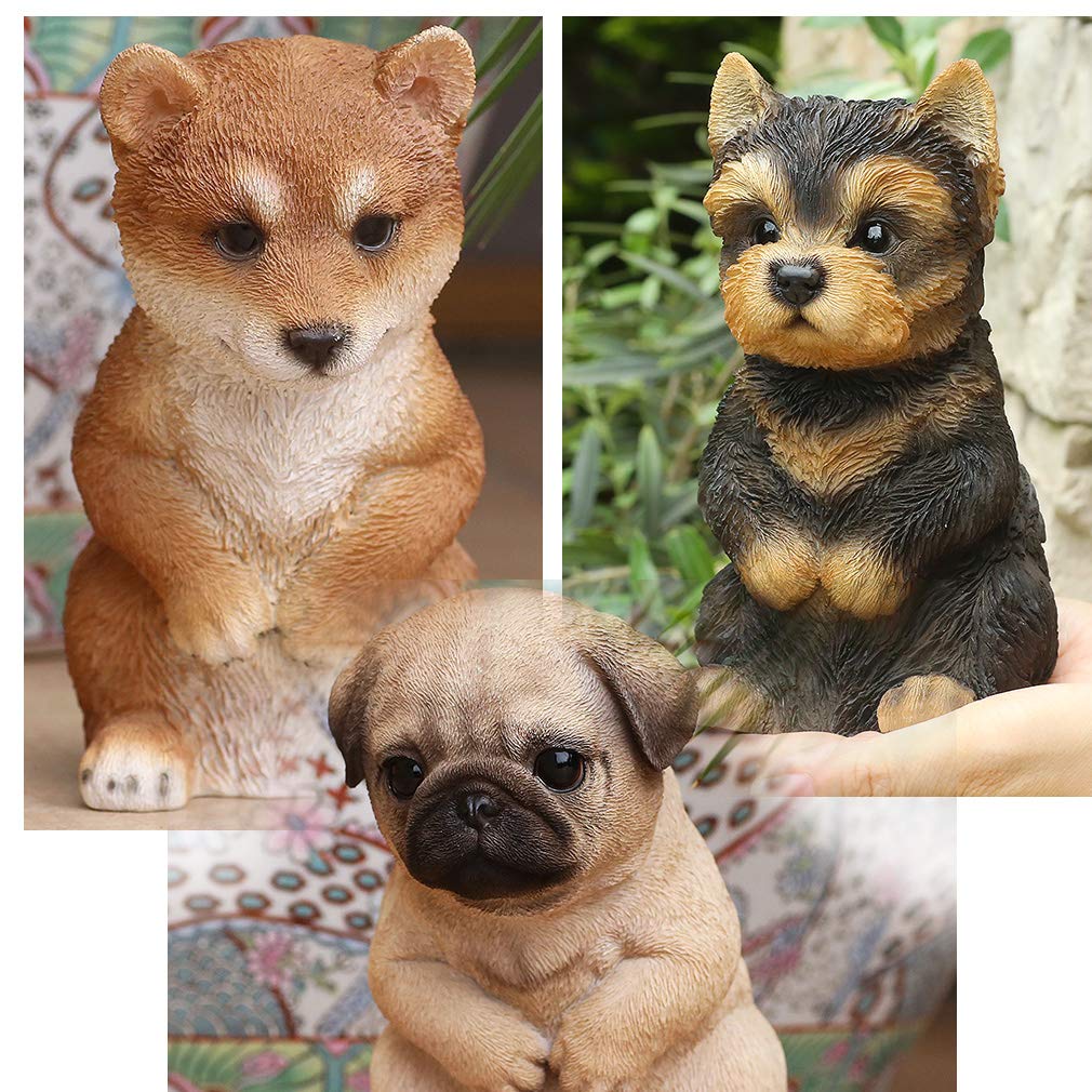 Devalier ca168 [Authentic] Yorkshire Terrier Resin Dog Figurine, Perfect Gift