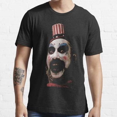 Koszulka Kapitan Spaulding Chory Sid Haig Dom Tysiąca Ciał Odrzutek Diabła Koszulka Unisex