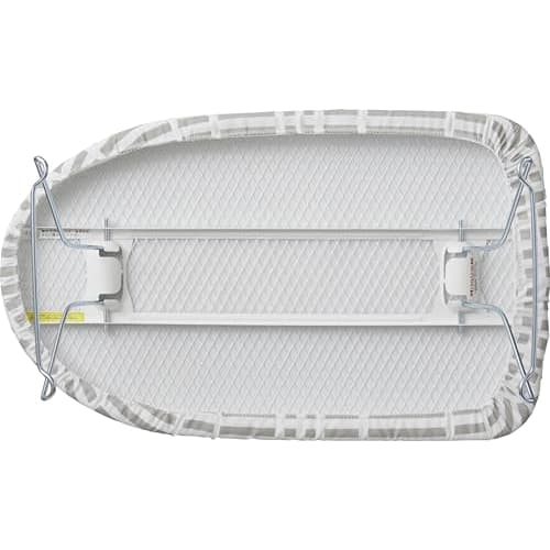 Yamazaki Nordic-style Lightweight Steel Mesh Ironing Board, Checkered Gray, Approx. W60 x D36 x H19cm, Lightweight Construction, Easy to Carry, Item N