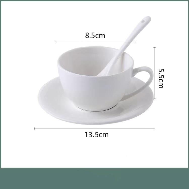 Купить Простая кофейная чашка с цветком в скандинавском стиле и тарелка ...