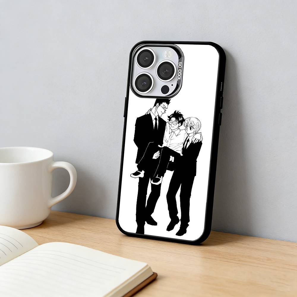 leorio & kurapika Phone Case For iPhone 17,16,15,14,13,12,11 Plus,Pro Max,XS,Colorful Silver Phone case Funda Cover